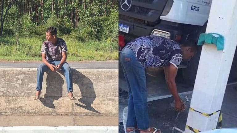 Homem que estava desaparecido é encontrado caminhando na BR-040 por funcionário da Via Cristais