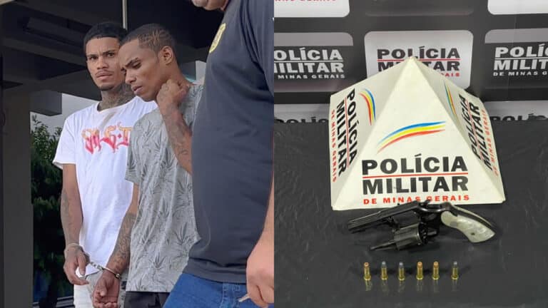 Irmãos são presos por tentar matar a tiros adolescente de 17 anos em João Pinheiro