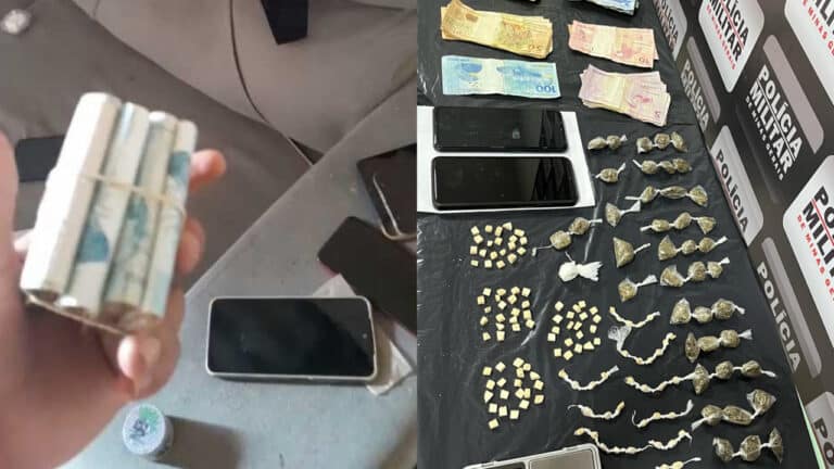 Horas antes de ser preso por tráfico, jovem ostentou dinheiro nas redes sociais em João Pinheiro