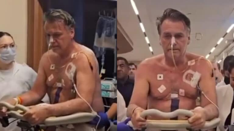 Bolsonaro apresenta boa recuperação e aparece em vídeo dando os primeiros passos após cirurgia complexa