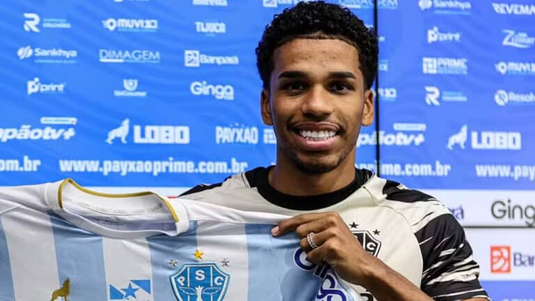 Eliel, de Brasilândia de Minas, é apresentado no Paysandu e quer ajudar o time a voltar à Série A