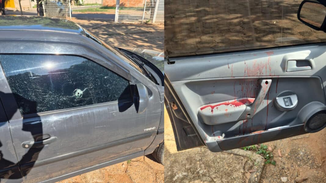 “Chimbinha” atira no sogro que estava dentro do carro e foge após tentativa de homicídio em Brasilândia de Minas