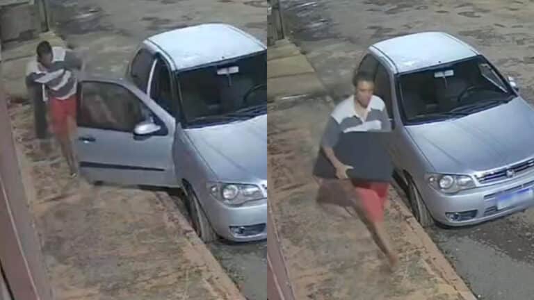 Ladrão com extensa ficha criminal é preso por furtar caixa de som de carro destrancado em João Pinheiro