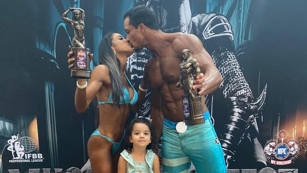Casal de João Pinheiro conquista pódio em campeonato de fisiculturismo em Brasília