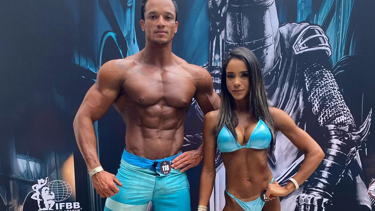 Casal de João Pinheiro conquista pódio em campeonato de fisiculturismo em Brasília