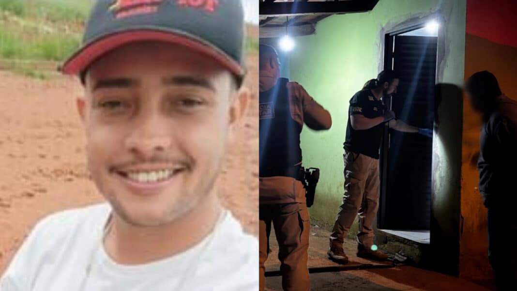 Jovem é brutalmente assassinado com mais de 10 tiros e golpes de lança dentro de casa, em Presidente Olegário