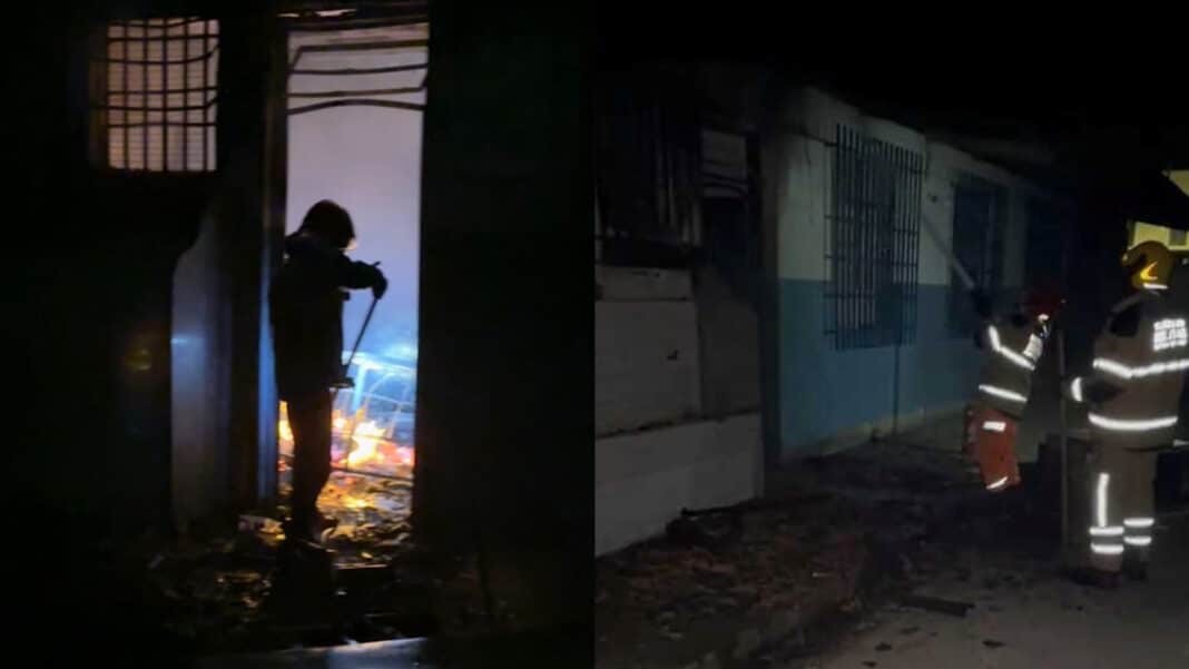 Adolescentes são apreendidos após atearem fogo e furtarem escola em Três Marias