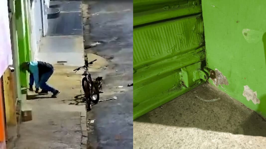 Na calada da noite, ladrão arromba sacolão e furta frango caipira, linguiça e dinheiro no centro de João Pinheiro