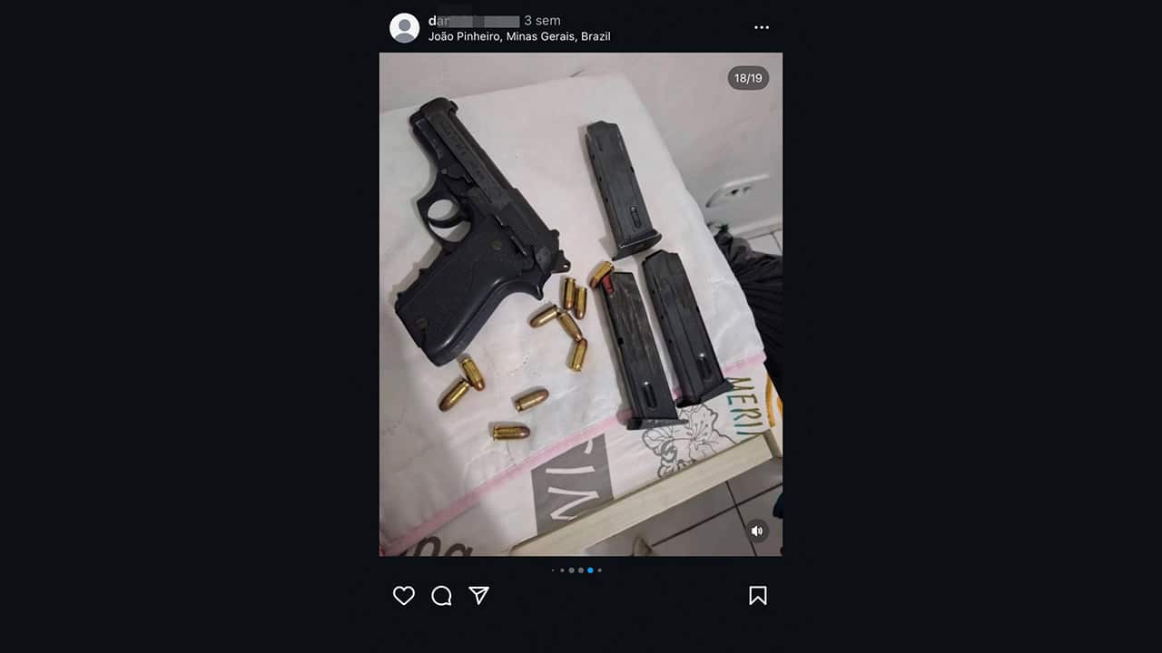Jovem que ostenta “vida do crime” nas redes sociais é preso com drogas junto com comparsa em João Pinheiro