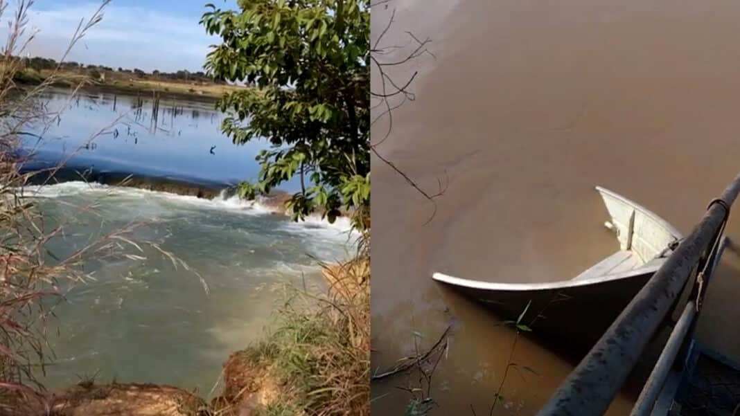 Rompimento de barragem eleva nível do Rio Paracatu e causa preocupação entre ribeirinhos