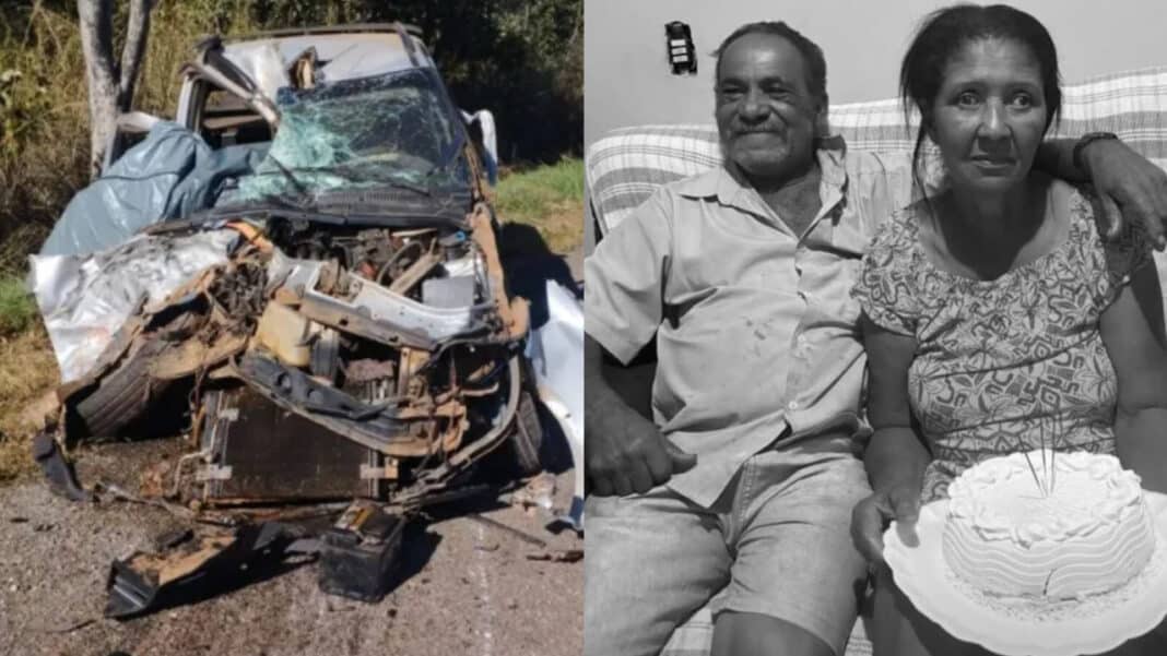 Tragédia: casal pinheirense que voltava de velório morre em grave acidente na BR-040, em Paracatu