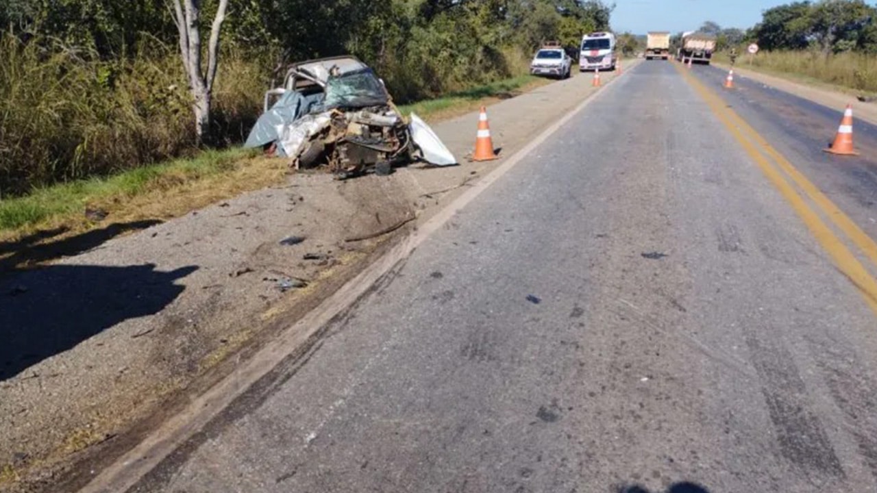 Tragédia: casal pinheirense que voltava de velório morre em grave acidente na BR-040, em Paracatu