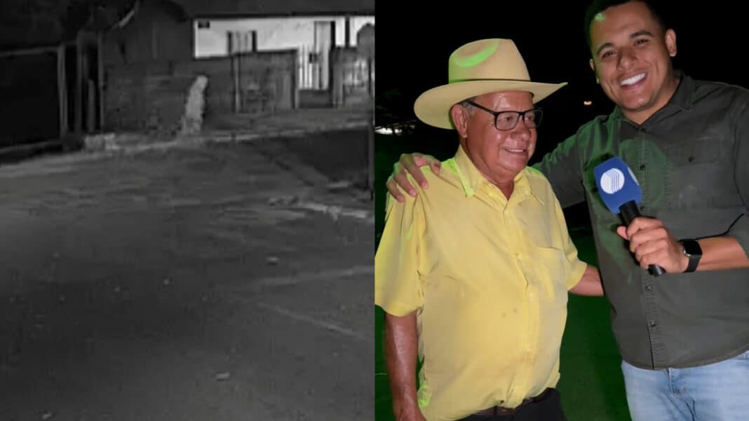 Suposto fantasma flagrado por câmeras em Presidente Olegário na verdade é de carne e osso
