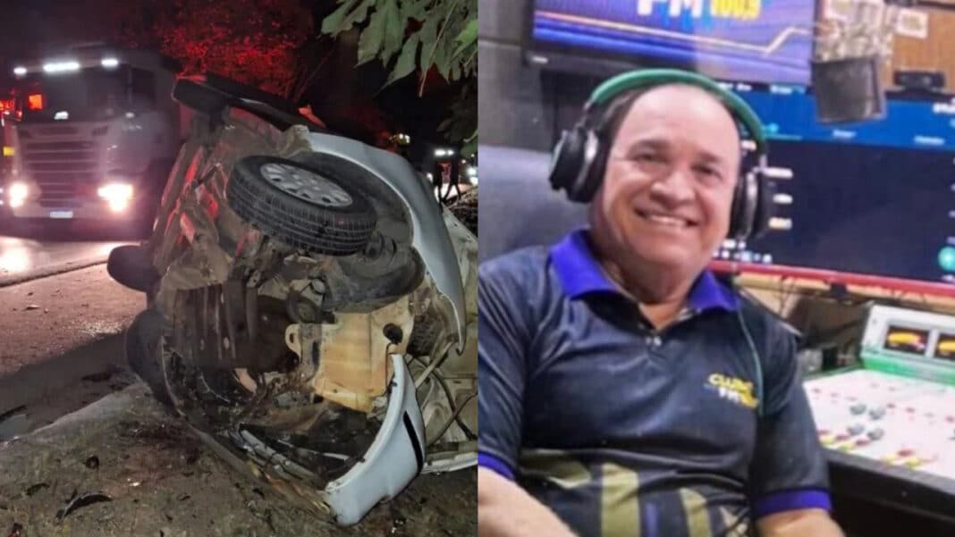 Gravíssimo acidente na BR-365 em Buritizeiro tira a vida de radialista e deixa feridos