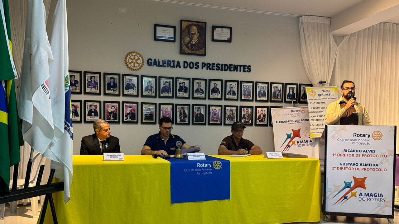 Rotary Participação homenageia policial que salvou criança de 2 anos em João Pinheiro