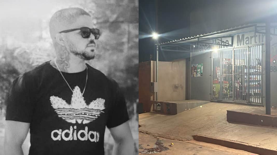 Homem é morto a tiros enquanto estava sentado em calçada em Brasilândia de Minas