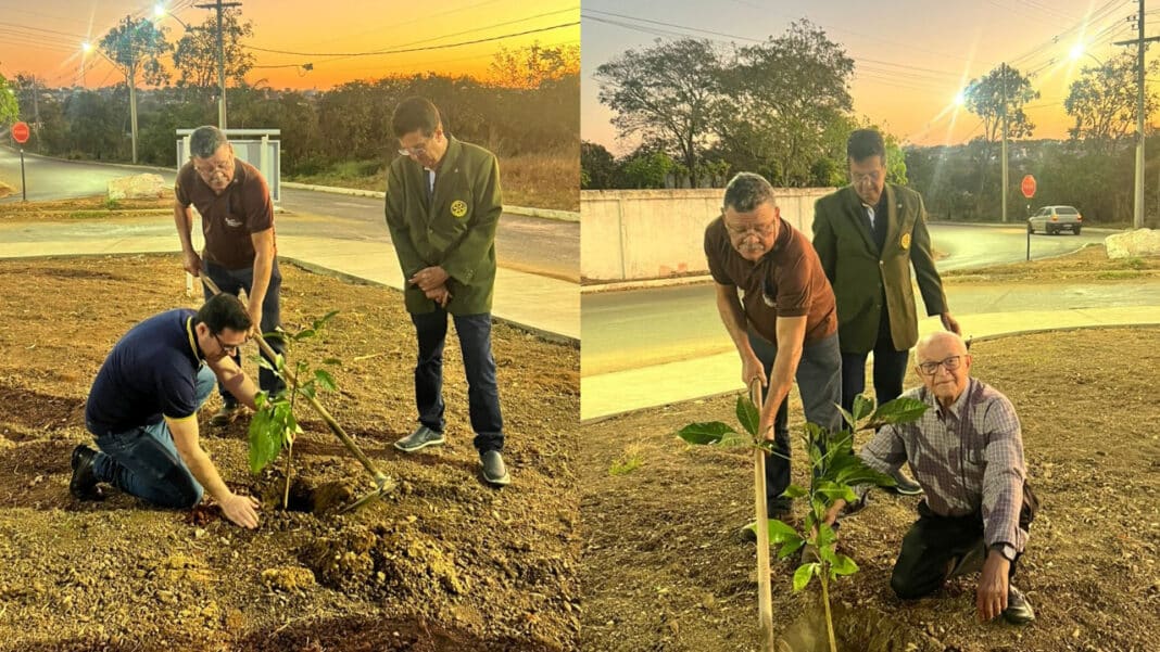 Rotary completa 30 anos em João Pinheiro com reinauguração de praça e homenagens comoventes