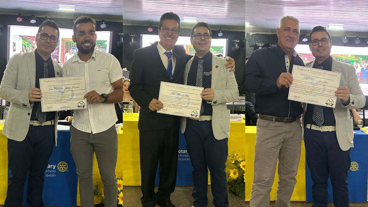 Rotary completa 30 anos em João Pinheiro com reinauguração de praça e homenagens comoventes