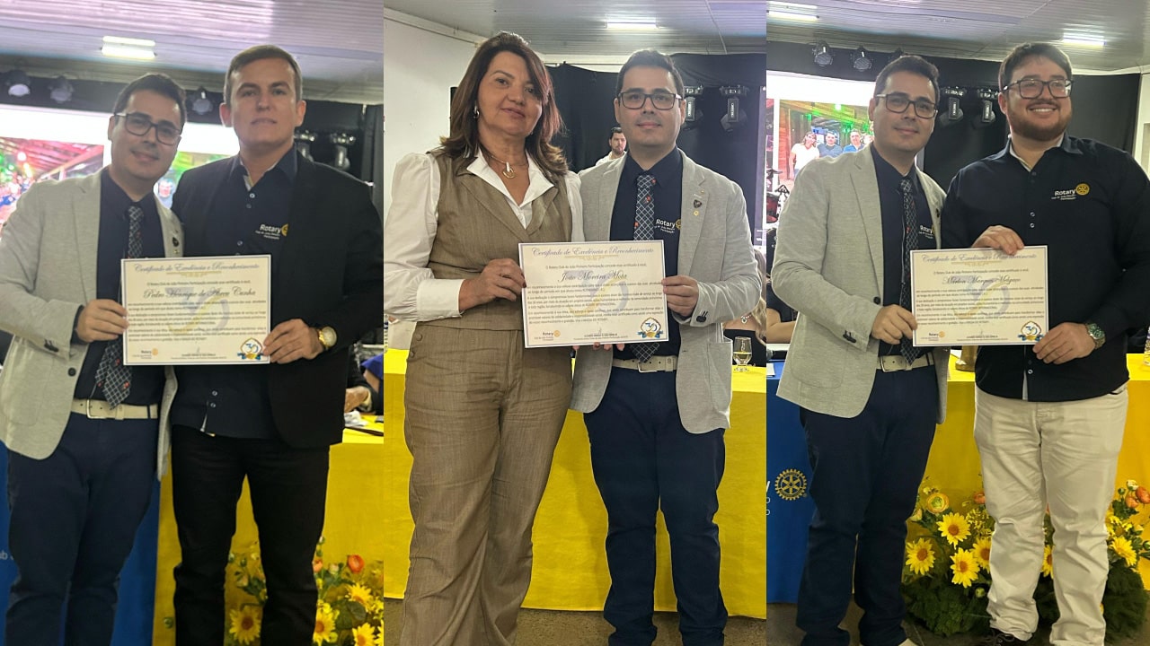 Rotary completa 30 anos em João Pinheiro com reinauguração de praça e homenagens comoventes