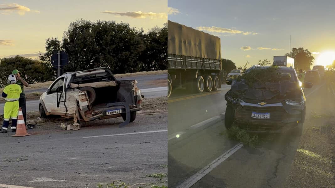 Motorista fica ferido em grave acidente no trevo da BR-040 com MG-181 em João Pinheiro; especialista alerta