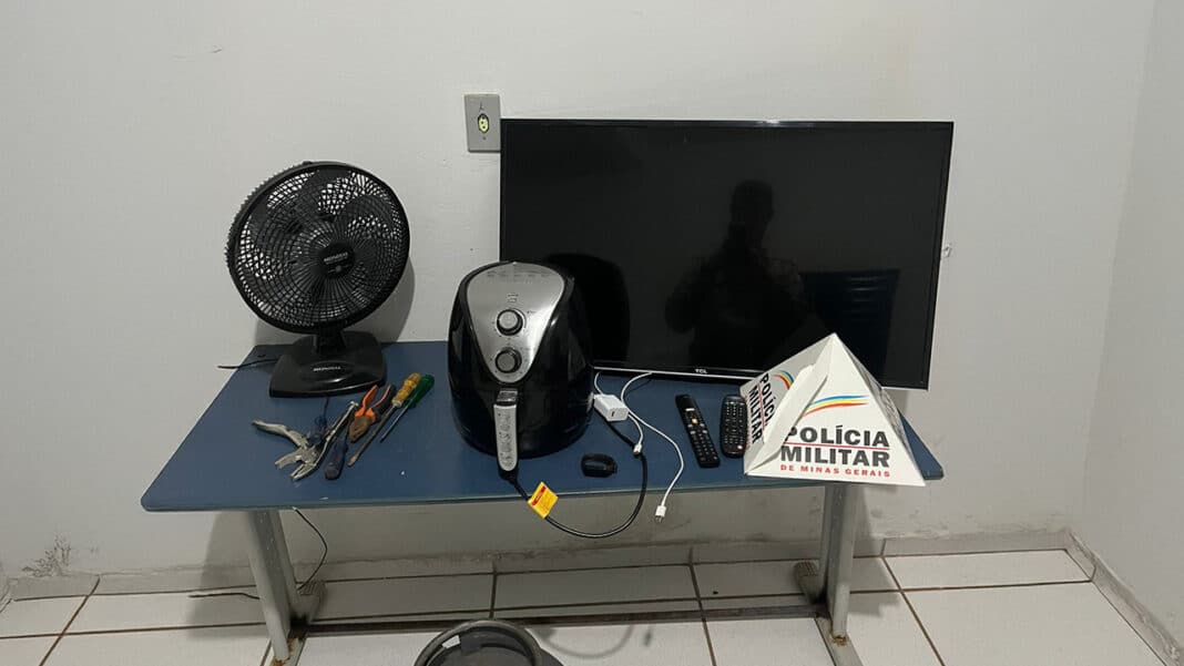 Ladrão furta casa em Três Marias, usa cartão da vítima e acaba preso em Luizlândia do Oeste (JK)