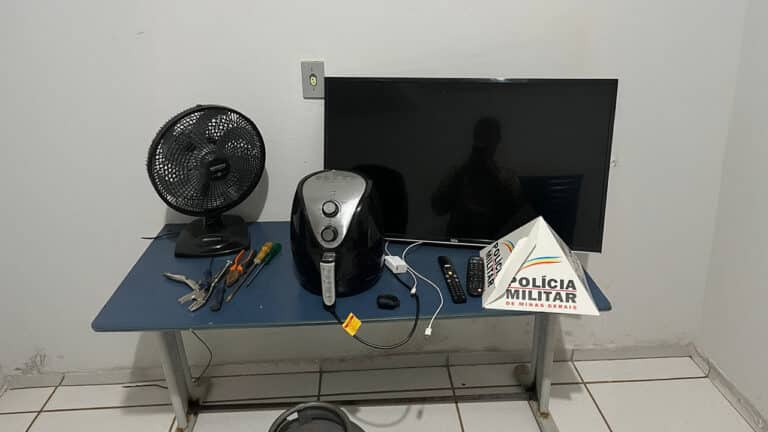 Ladrão furta casa em Três Marias, usa cartão da vítima e acaba preso em Luizlândia do Oeste (JK)