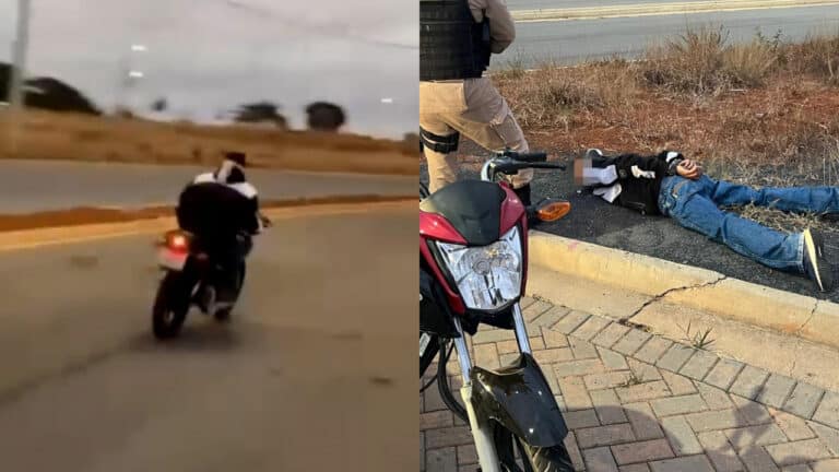 Deu ruim: jovem é flagrado dando "grau" e tentar fugir da Polícia mas acaba preso em João Pinheiro