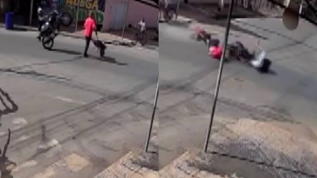 Motoqueiro que dava 'grau' atropela e mata idoso de 81 anos em Minas Gerais; veja o vídeo