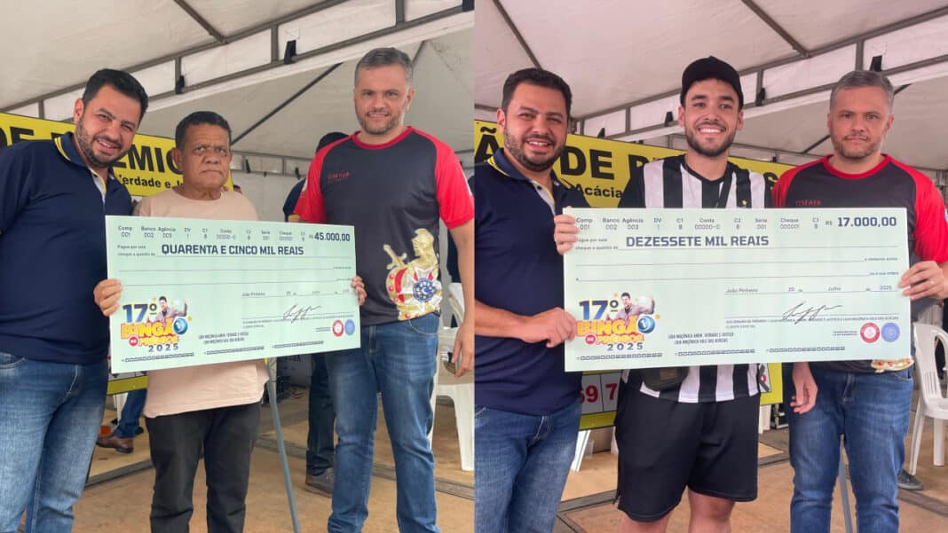 17º Bingão de Prêmios lota o parque de exposições e é sucesso em João Pinheiro; saiba quem são os ganhadores