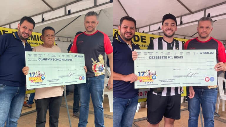 17º Bingão de Prêmios lota o parque de exposições e é sucesso em João Pinheiro; saiba quem são os ganhadores