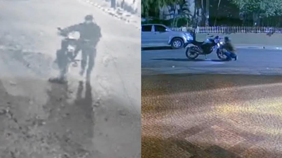 Ladrão com tornozeleira furta moto, foge da polícia mas acaba preso escondido na casa da tia em João Pinheiro