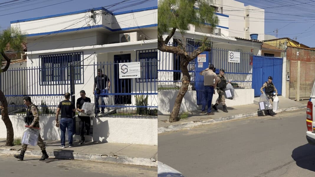 GAECO cumpre mandados e apreende documentos e computadores na sede da Sinarco em João Pinheiro