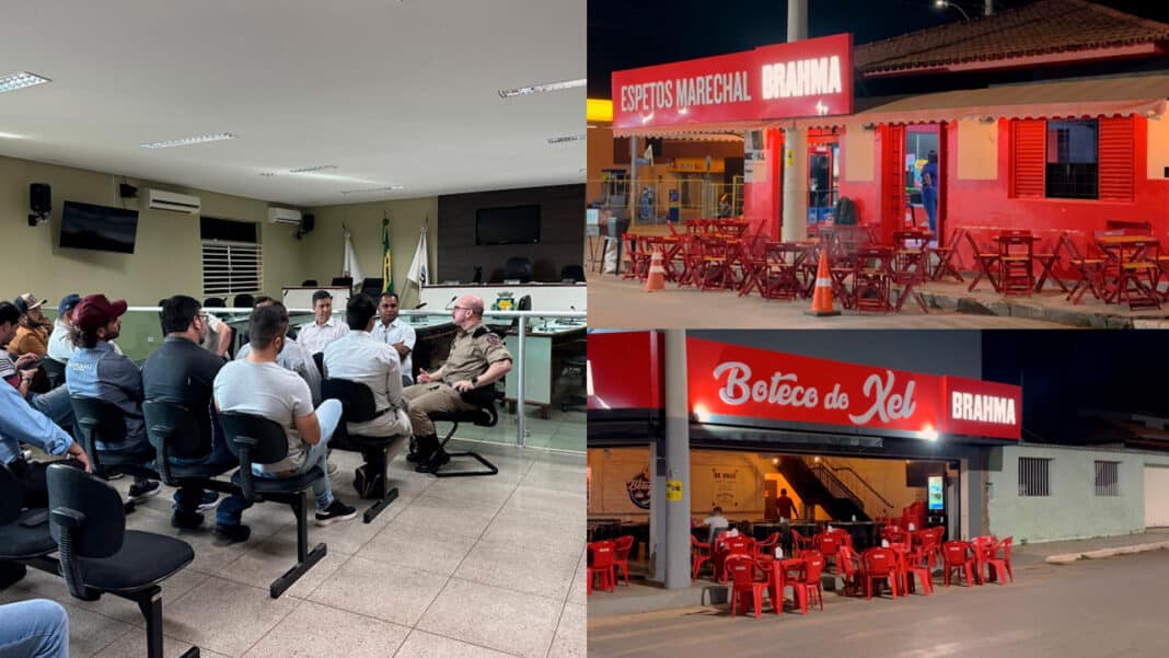 Bares de João Pinheiro poderão voltar a usar mesas nas ruas; prefeitura instalará redutores de velocidade
