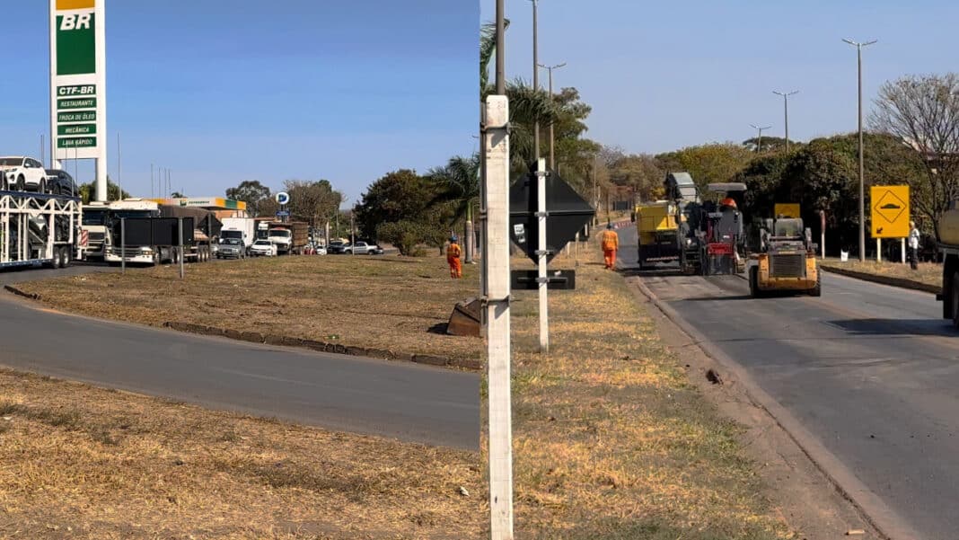 Atenção motoristas! Obra de pavimentação da Via Cristais complica o trânsito em João Pinheiro