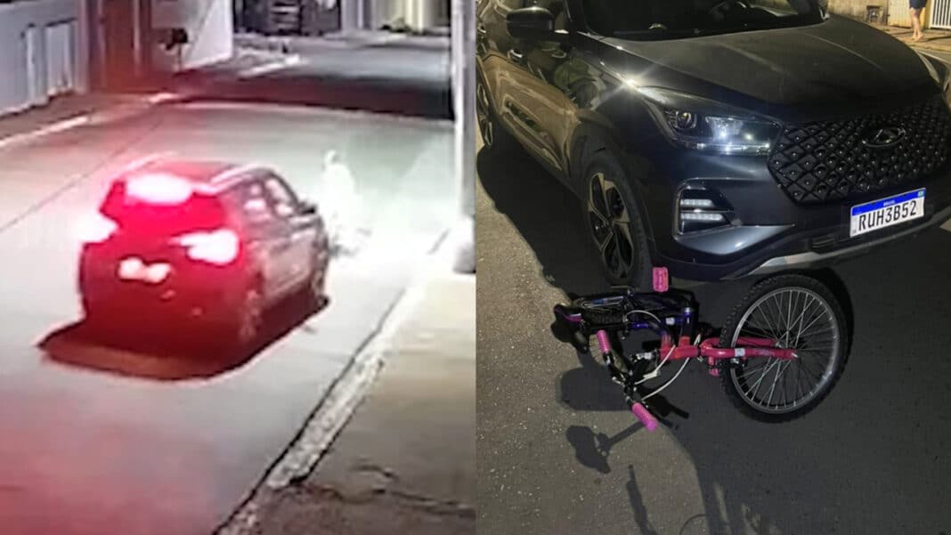 Motorista com sinais de embriaguez é preso após atropelar criança que andava de bicicleta em João Pinheiro