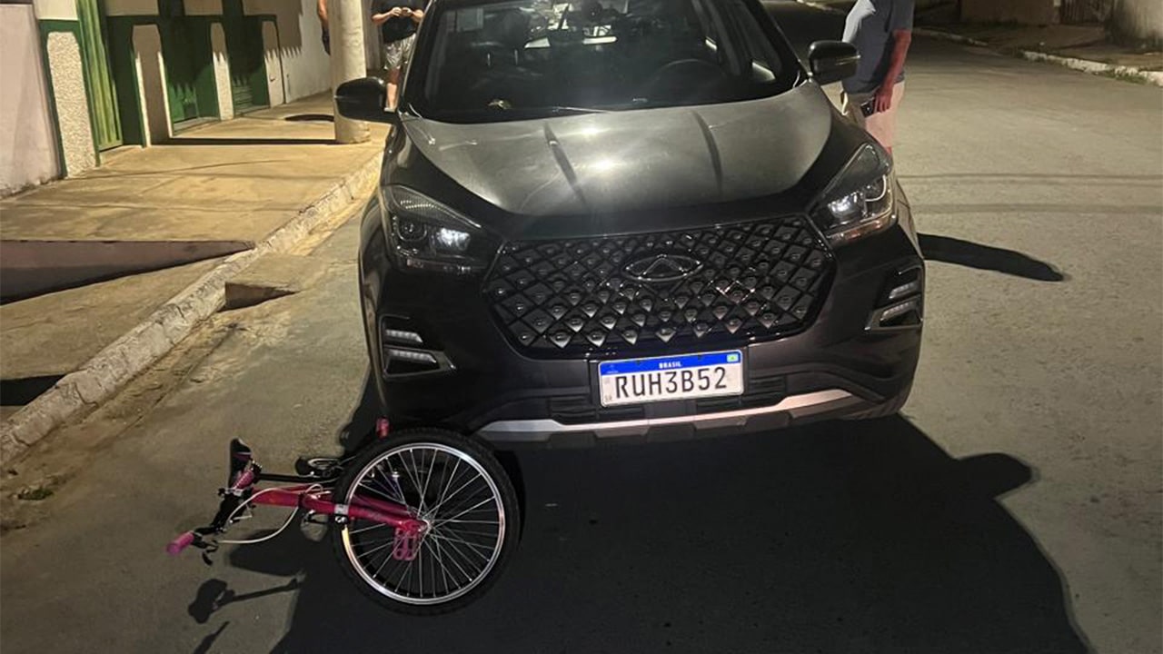 Servidor público que atropelou criança de bicicleta pagou fiança de R$ 5 mil e foi liberado em João Pinheiro