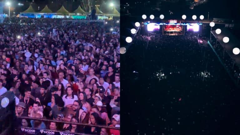 Show de Di Paullo & Paulino atrai mais de 9 mil pessoas e agita Festa dos 114 anos de João Pinheiro