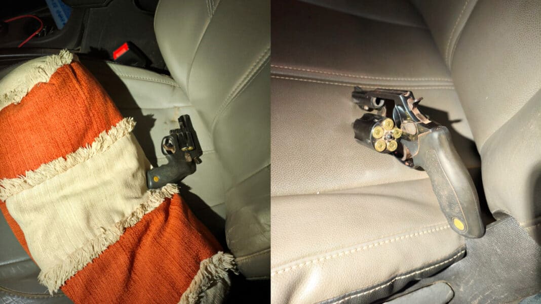 Homem é preso com revólver carregado escondido embaixo de almofada em João Pinheiro
