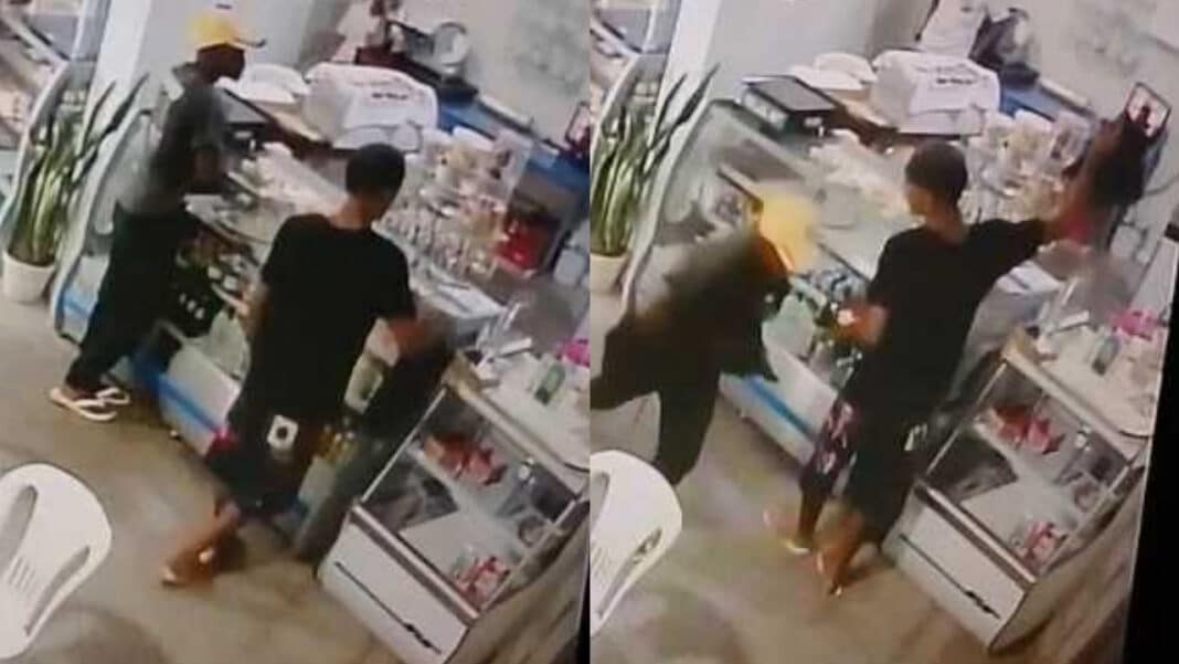 Dupla rende funcionária e rouba caixa de padaria no União, em João Pinheiro; bandido simulou estar armado