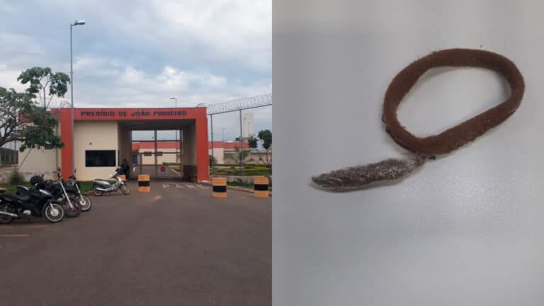 Mulher é presa ao tentar levar maconha para o marido escondida na "xuxinha" de cabelo no presídio de João Pinheiro