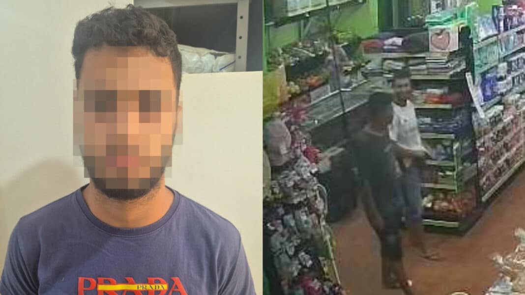 Polícia prende ladrão