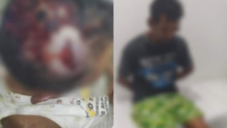 Bebedeira entre irmãos acaba em agressão com penela de pressão e prisão de foragido por estupro em Brasilândia