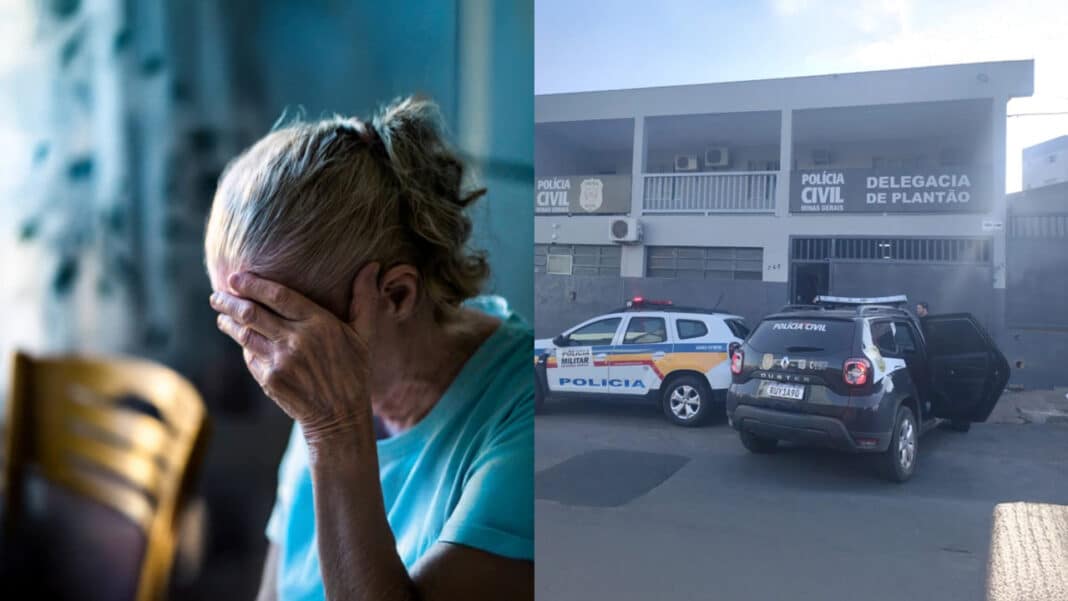 Filho espanca, estrangula e quebra dentes da mãe idosa por dinheiro para drogas em Patos de Minas
