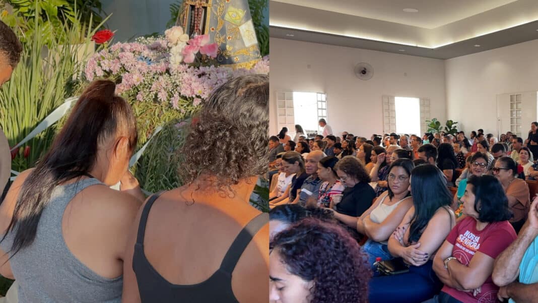 Festa de Nossa Senhora Aparecida reúne multidão e lota missas no santuário da COENG em João Pinheiro