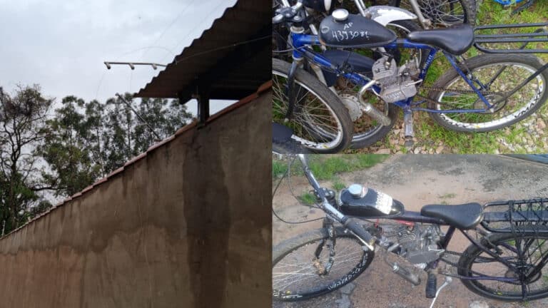 Ladrões cortam cerca elétrica e furtam bicicletas motorizadas de pátio do Detran em João Pinheiro