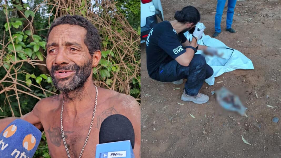 Catador de recicláveis mergulha em rio e encontra duas cabeças humanas dentro de saco em Patos de Minas