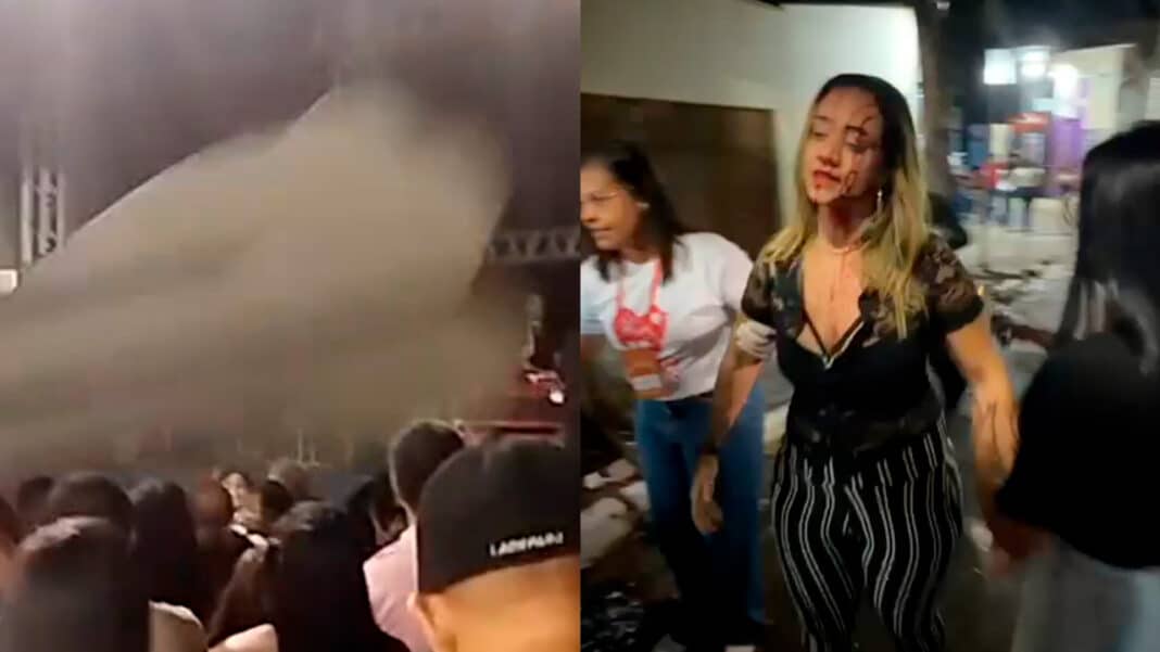 Sangue e pânico: show de aniversário de Paracatu termina com feridos após estrutura cair sobre o público; veja vídeo