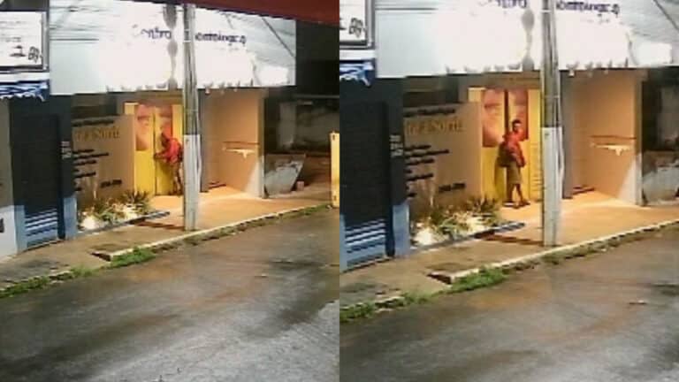 Ladrão furta clínica odontológica, faz o limpa, abandona notebook na calçada e acaba preso em João Pinheiro
