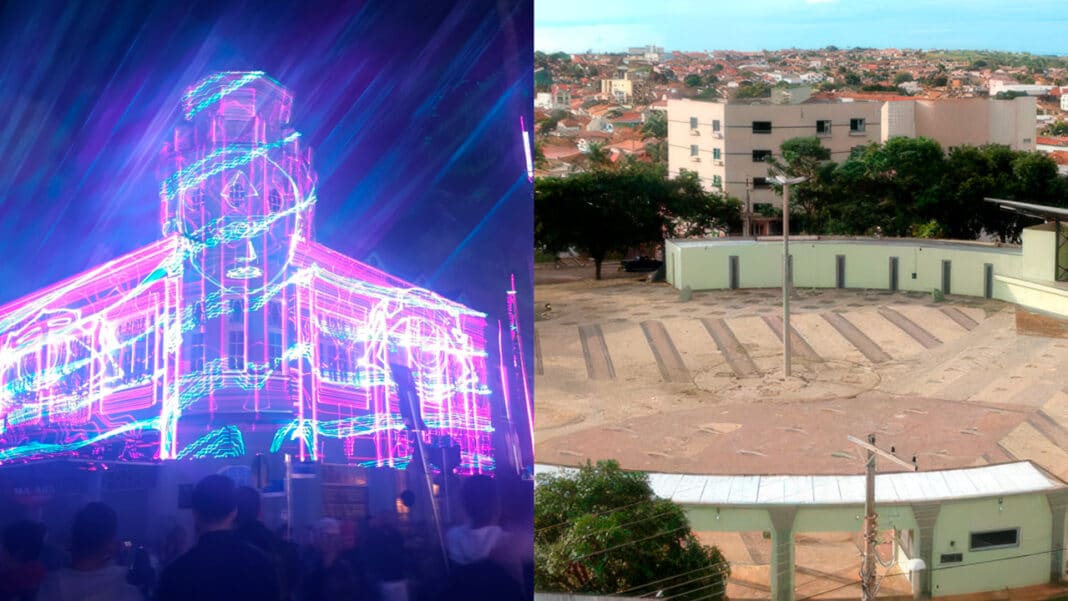 Praça Redonda vai virar palco de espetáculo de luzes, música e cultura popular em João Pinheiro