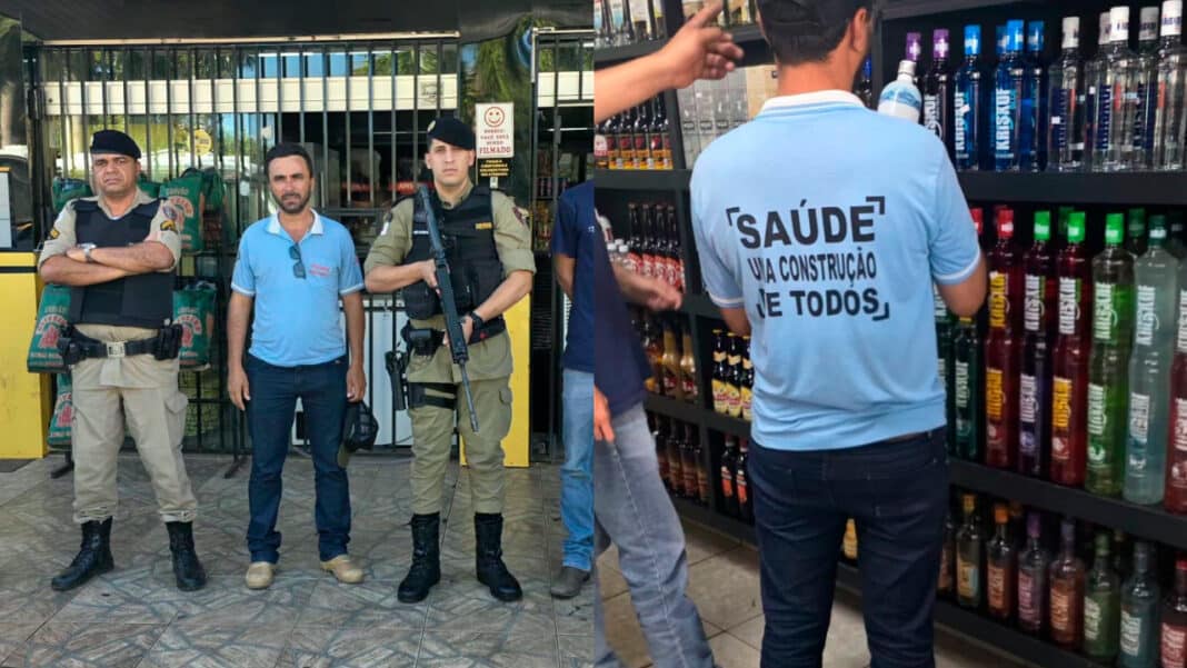 Operação flagra bebidas vencidas e alvarás irregulares em bares de Brasilândia de Minas